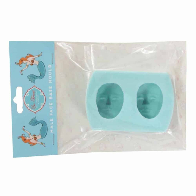 Molde de modelagem de rosto de homem 3D