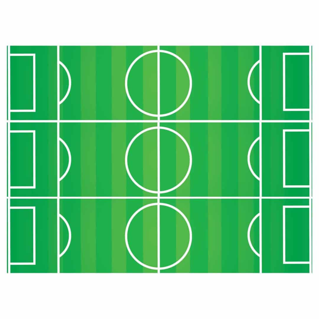 esboço para bolo de futebol comestível