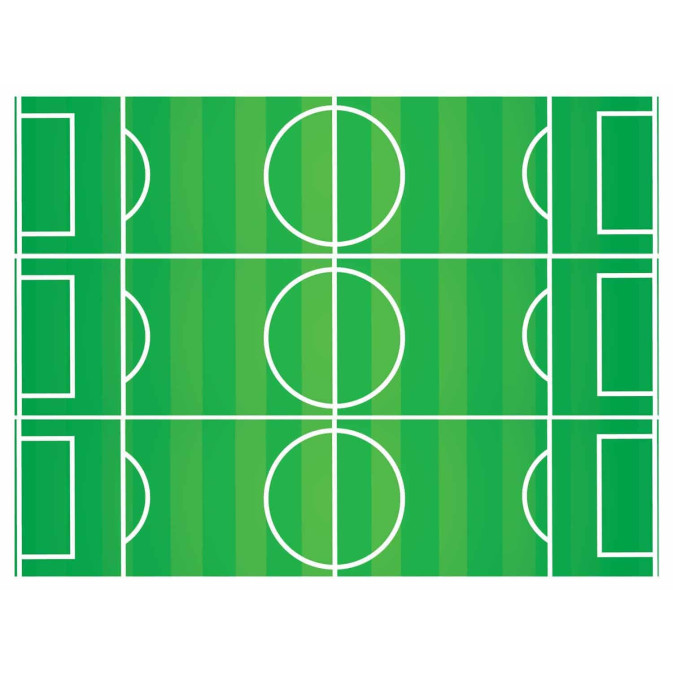esboço para bolo de futebol comestível