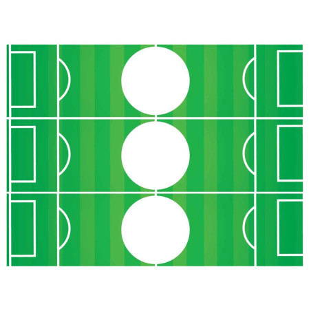 contorno personalizável para bolo de futebol