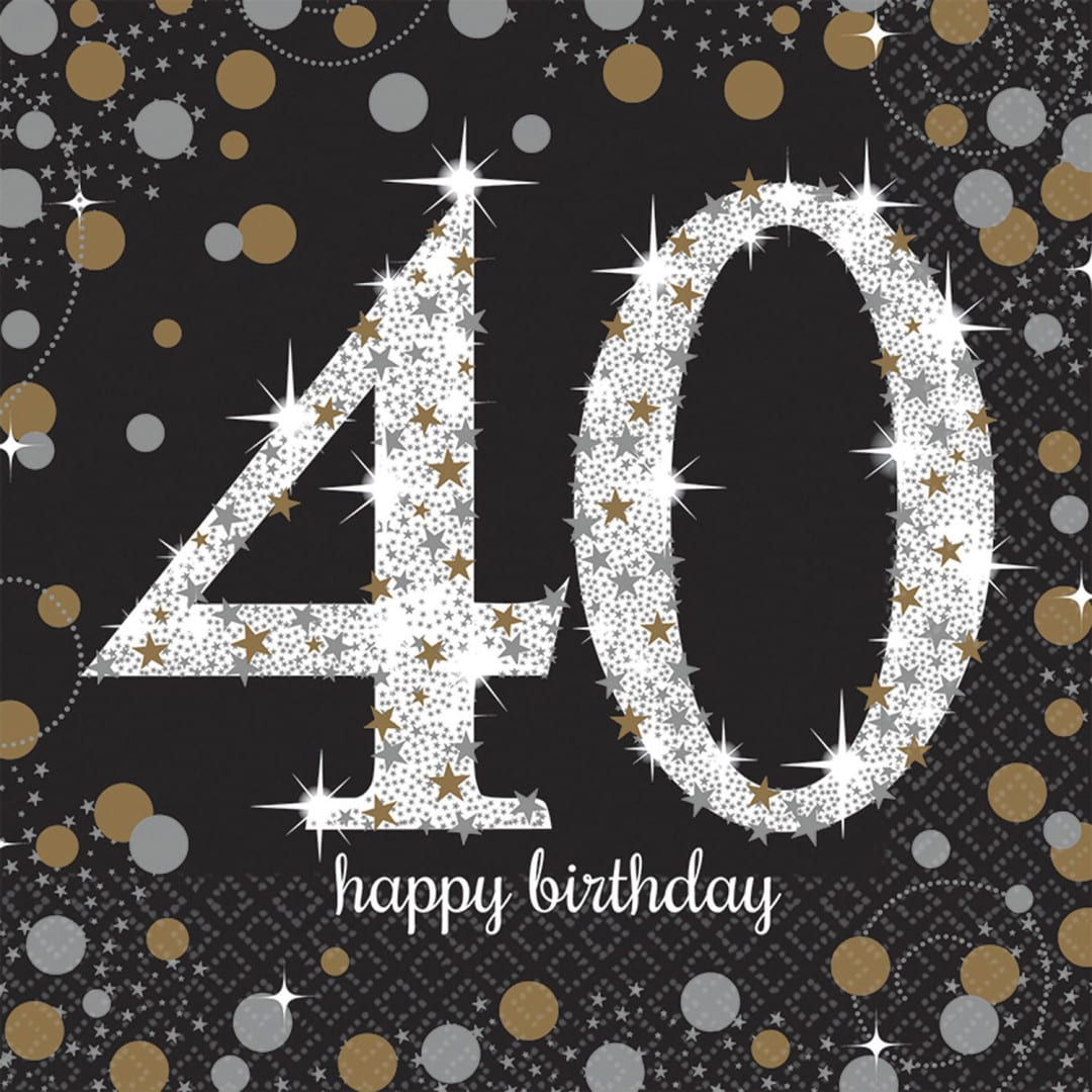 16-serviettes-anniversaire-40-ans