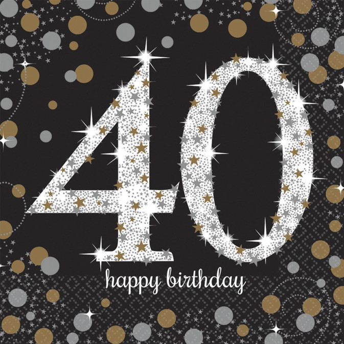 16-serviettes-anniversaire-40-ans