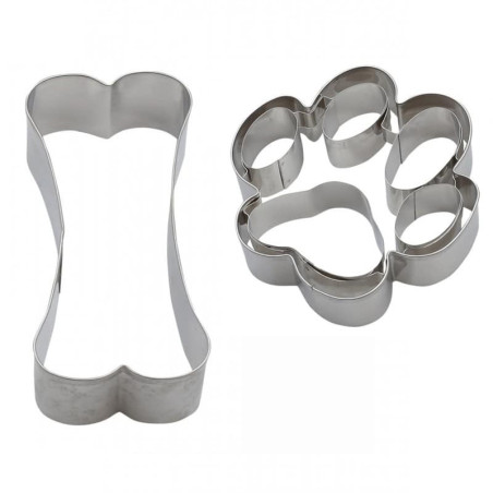 conjunto de 2 cortadores de cães
