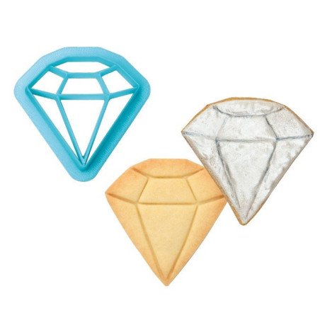 cortador de biscoitos de diamante grande