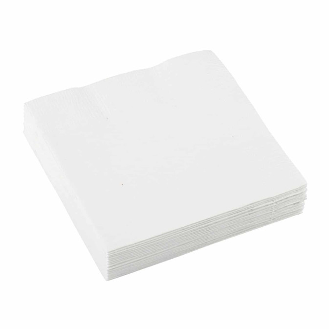 20-serviettes-en-papier-blanches-2-tailles-au-choix