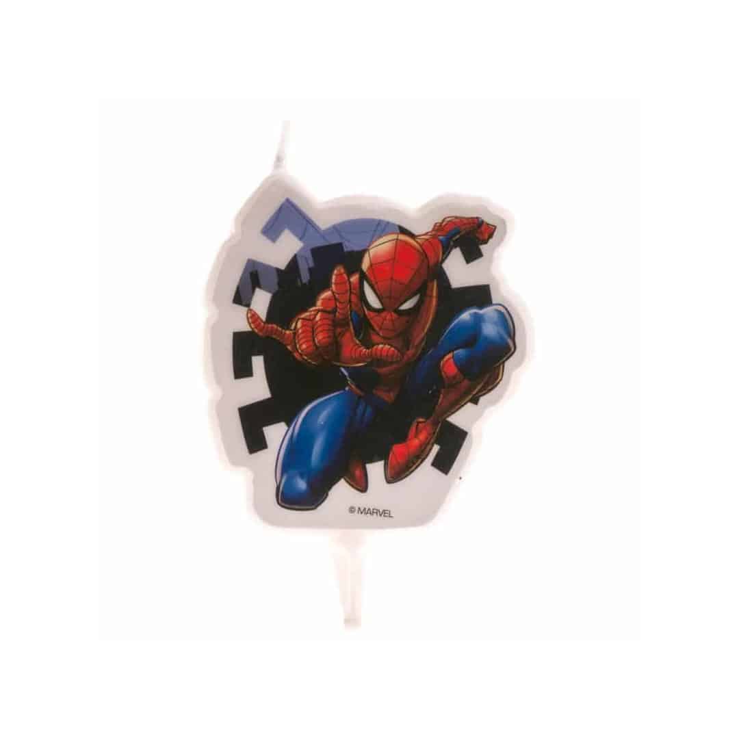 vela de aniversário do Homem-Aranha