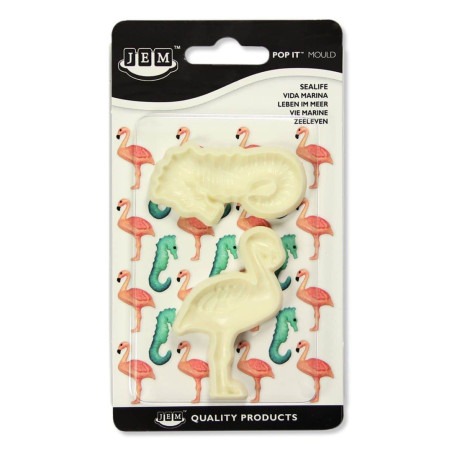 kit de 2 cortadores de biscoitos tropicais
