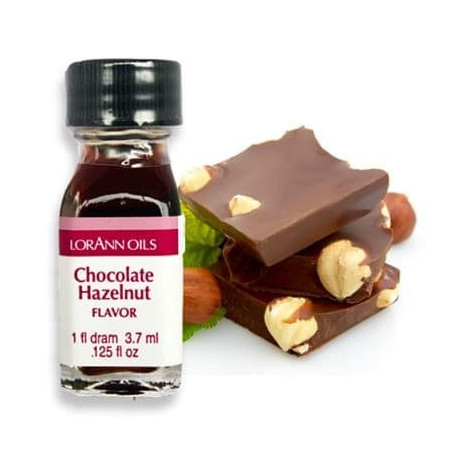 sabor de comida de chocolate-avelã