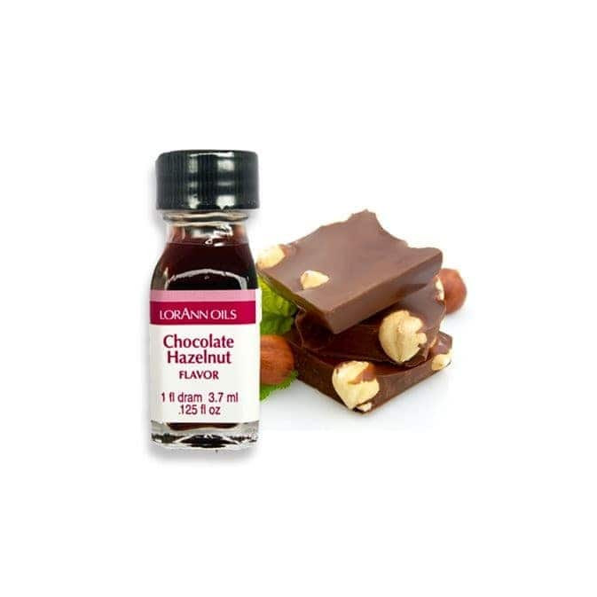 sabor de comida de chocolate-avelã