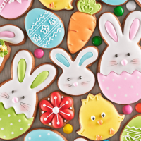 image-Decoração de bolo de páscoa