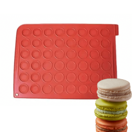 Tapetes para macarons e assadeiras de silicone e fibra de vidro